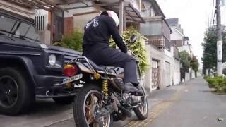 Sound of Kawasaki vintage two stroke KH250! トライスターズのKH250のサウンドに鳥肌