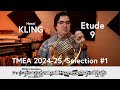 (TMEA All-State 2024-2025 #1) Henri Kling, Etude #9