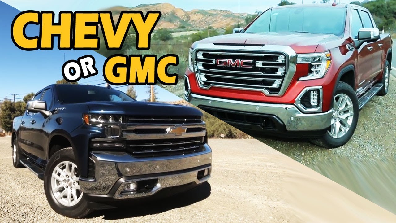 2019-2024 Chevy Silverado Vs GMC Sierra 1500 Truck Comparison - YouTube