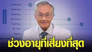 “หมอมนูญ” เตือน ช่วงอายุที่เสี่ยงเสียชีวิตที่สุด ถ้าติดโควิดถึง 340 เท่า