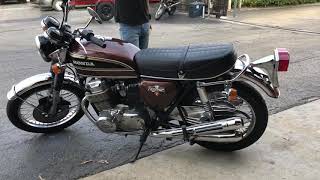 1973 Honda CB750 - Show Quality - Start, Idle, Walkaround