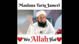 Maulana Tariq Jameel bayan About Wo Allah Hai Heart Touching Banyan Molana Tariq #short #shorts