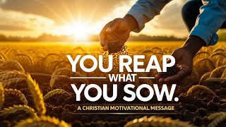 You Reap What You Sow: A Powerful Christian Motivational Message”