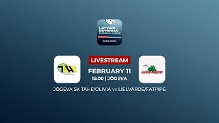 🎥 LAT-EST League: Jõgeva SK Tähe/Olivia (EST) - Lielvārde/FatPipe (LAT) (11.02.2024)