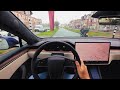 Tesla Model S AWD | 2024 | Cream Interior | POV Test Drive | Binaural Sound