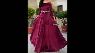 stylish velvet long frock \u0026 maxi design ideas for outfit