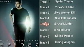 Spyder (BGM Jukebox) | Original Soundtrack | Mahesh babu | Harris Jayaraj