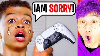 Kid LIES TO DAD For PLAYSTATION 5, What Happens Is Shocking!? (LANKYBOX REACTING TO DHAR MANN!)