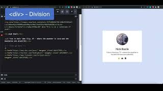 7. HTML - Nesting Elements