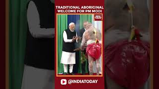 Watch: Traditional Aboriginal Welcome For Pm Modi #modishort