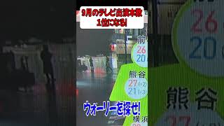 天気予報に映り込む！news zero　9/23 #Shorts