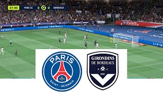 PSG  (paris saint Gernain)  VS BORDEAUX  LIVE- LIGUE 1