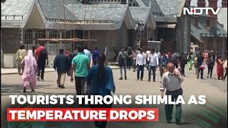 Tourists Throng Shimla As Temperature Drops Amid Scorching Heat