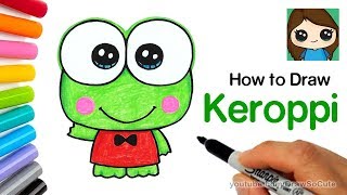 How to Draw a Cute Frog | Sanrio Keroppi