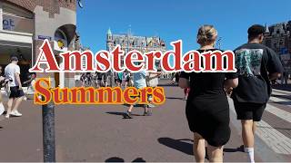 Amsterdam Summer Stroll: A Relaxing Walking Tour in 4K 🌞🇳🇱