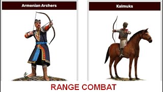 Empire: Total War 1vs1: Armenian Archers vs Kalmuks (RANGE Combat)