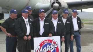 Yanks Connie Arrival at Yanks Air Museum