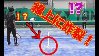 【リベンジ戦】コースえぐすぎwww赤魔王必殺爆裂サーブ炸裂!!!