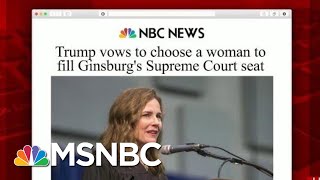 Judge Amy Coney Barrett Emerges As Front-Runner | Morning Joe | MSNBC