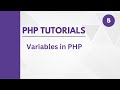 Variables in PHP | PHP Tutorial #5