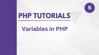 Variables in PHP | PHP Tutorial #5
