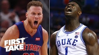 Zion Williamson is more comparable to Blake Griffin than LeBron - Stephen A. | First Take