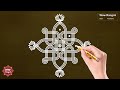 beautiful simple padi kolam geethala muggulu lines rangoli wow rangoli