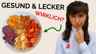 Trockenobst gesund? Vegane Snacks \u0026 Zuckeralternativen im Test: Trockenfrüchte Nährwerte \u0026 Geschmack