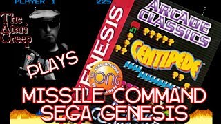 Missile Command, Arcade Classics Sega Genesis | The Atari Creep PLAYS