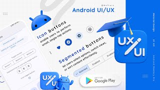 Material 3 Icon & Segmented Buttons Tutorial (2025) | Sleek Android UI Design
