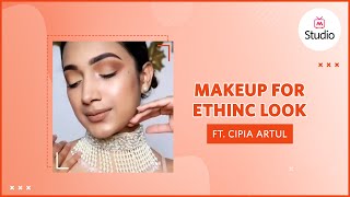 Makeup to Compliment Ethnic Look Ft. Cipia Artul #Shorts - Myntra