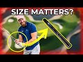 Can THICK GRIPS make you HIT IT STRAIGHTER? (Grip Fitting)