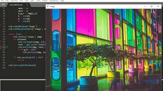 Color Detection Code using Python || Sublime Text 3 || Open CV || Pandas