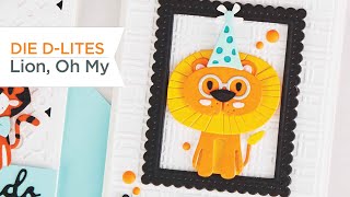 Introducing Spellbinders Die D-Lites Lion, Oh My!