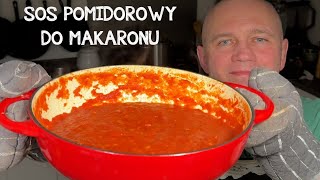 Włoski sos pomidorowy do makaronu. Przepyszny i prosty!