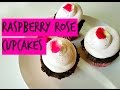 Valentine's Day Raspberry Rose Cupcakes - Shot on the Polaroid Cube+!!