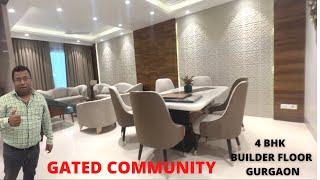 300 Sq Yards FULLY FURNISHED BUILDER FLOOR GURGAON