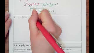 7.8- Multiply Polynomials (Level 3)