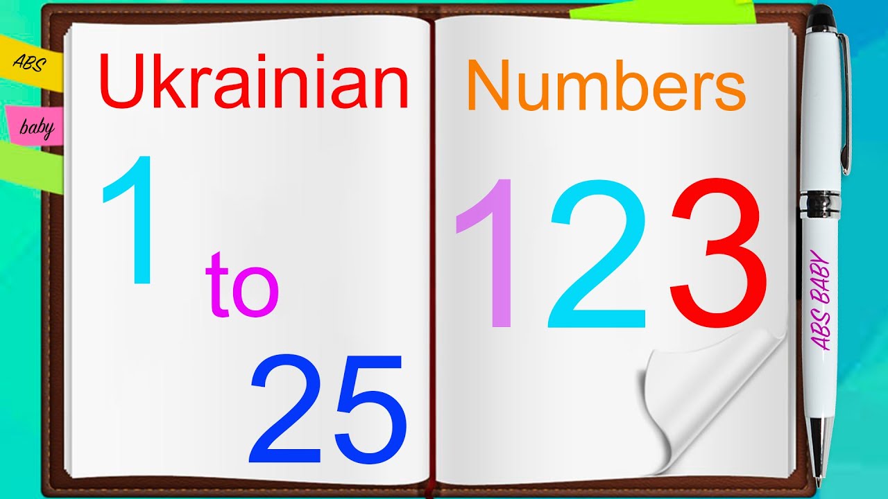 Ukrainian Numbers - Counting Numbers For Kids - Learn Ukrainian Easy ...