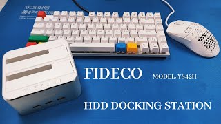 💽HOW TO USE A USB 3.0 DOCKER FOR HDD / SSD DISKS, FIDECO HDD Docking station