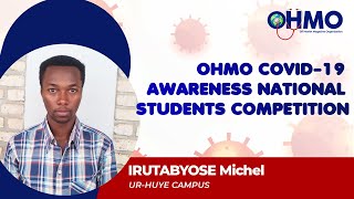 Coronavirus Global Awareness in Rwanda - IRUTABYOSE Michel from UR-Huye Campus (ENTRY 14)