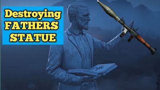 Destroying The FATHERS STATUE in FAR CRY 5