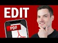 How to Edit PDF File in Mobile | FREE and Easy