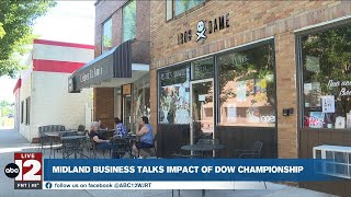 Midland business talks impact of Dow Championship
