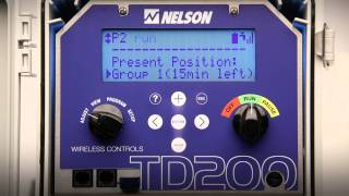 Adjusting programs with the Nelson TD200 Wirelss Irrigation Sprinkler Controller