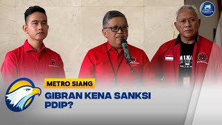 Gibran Kena Sanksi PDIP?