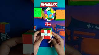 How To Make Denmark 🇩🇰 Flag On Rubik's Cube / Denmark Flag Kaise Banaye #rubikscube #denmark #flag