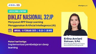 Diklat Day 3! Implementasi pembelajaran deep learning