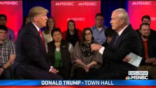 Chris Mathews Asks Trump About E-Verify