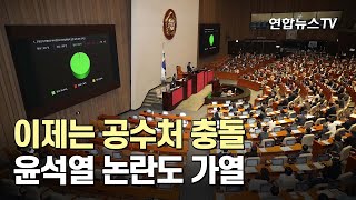 이제는 공수처 충돌…윤석열 논란도 가열 / 연합뉴스TV (YonhapnewsTV)